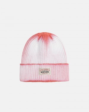 Cappelli Stussy Cuff Beanie Workgear Spray Arancioni | 83605-GITW