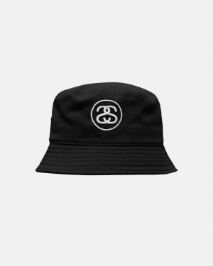 Cappelli Stussy Deep Bucket Ss Link Nere | 60538-YXNQ