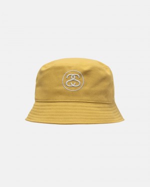 Cappelli Stussy Deep Bucket Ss Link Oro | 90743-CNIA