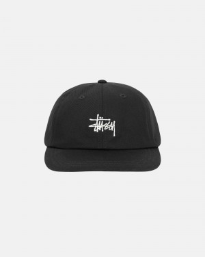 Cappelli Stussy Low Pro Basic Stock Strapback Nere | 35916-EKUR