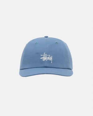 Cappelli Stussy Low Pro Basic Stock Strapback Blu | 47301-GFZT