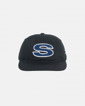 Cappelli Stussy Low Pro Chenille S Snapback Nere | 50478-IXSP