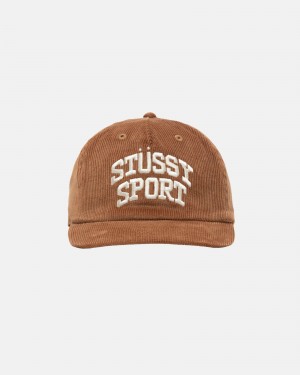 Cappelli Stussy Mid-Depth Sportive Arch Strapback Marroni | 59281-DTQX