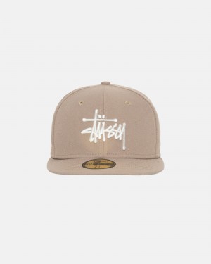 Cappelli Stussy New Era 59fifty Authentic Khaki | 70426-OMKS