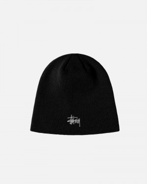 Cappelli Stussy Skullcap Basic Nere | 98704-ECGX