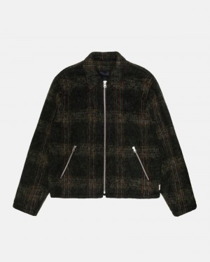 Giacche Stussy Mohair Club Verde Oliva | 97436-JSWL