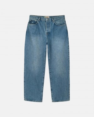 Jeans Stussy Big Ol' Denim Blu | 63908-QWDY