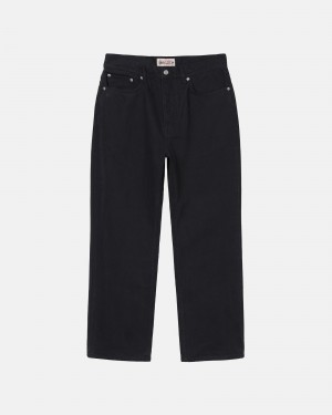 Jeans Stussy Classiche Overdyed Nere | 12869-RTFO