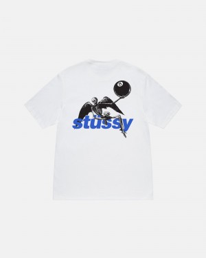 Magliette Stussy Apocalypse Bianche | 30176-XPMQ