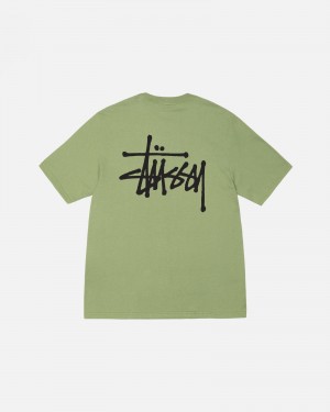 Magliette Stussy Basic Verdi | 19820-NWHS