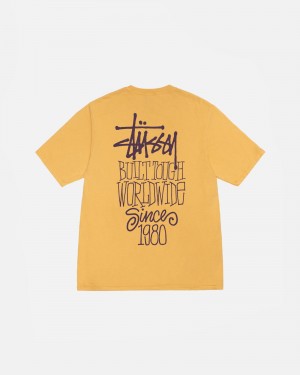 Magliette Stussy Built Tough Arancioni | 25183-ZLNC