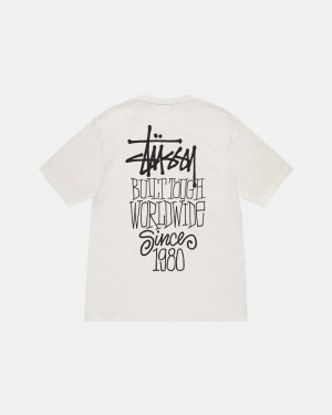 Magliette Stussy Built Tough Beige | 75382-PFCA