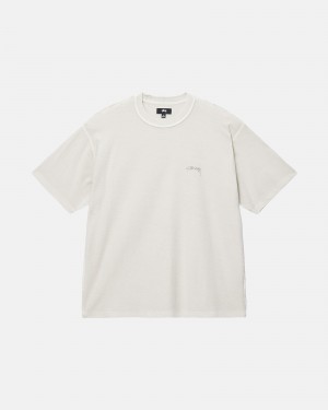 Magliette Stussy Lazy Beige | 14923-QDWU