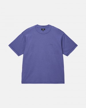 Magliette Stussy Lazy Blu Profondo | 48573-FDVA