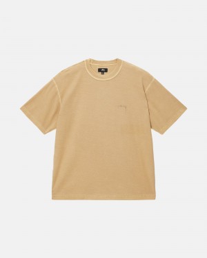 Magliette Stussy Lazy Oro | 54093-SATX