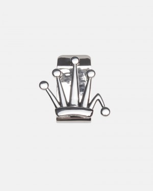 Money Clip Stussy Bent Crown Argento | 13254-ZFRB