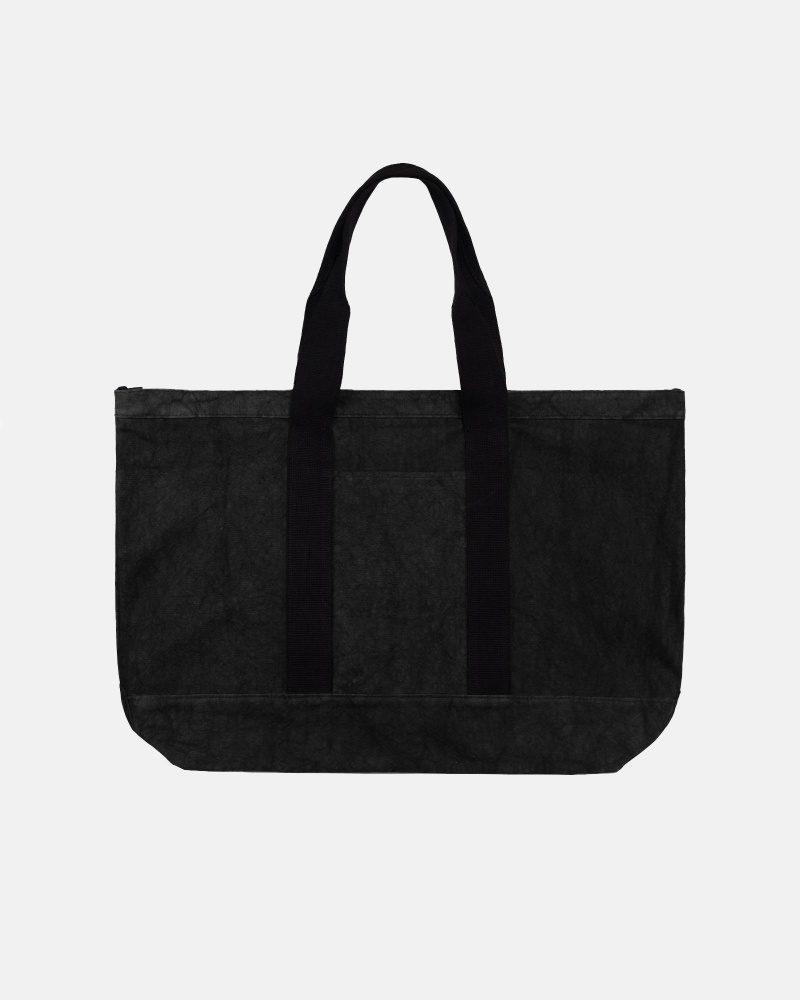 Borse Tote Stussy Tela Extra Large Nere | 39705-YRHO