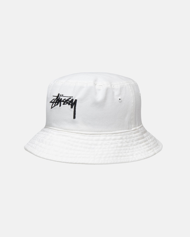 Cappelli Stussy Bucket Big Stock Beige | 85091-BEFD