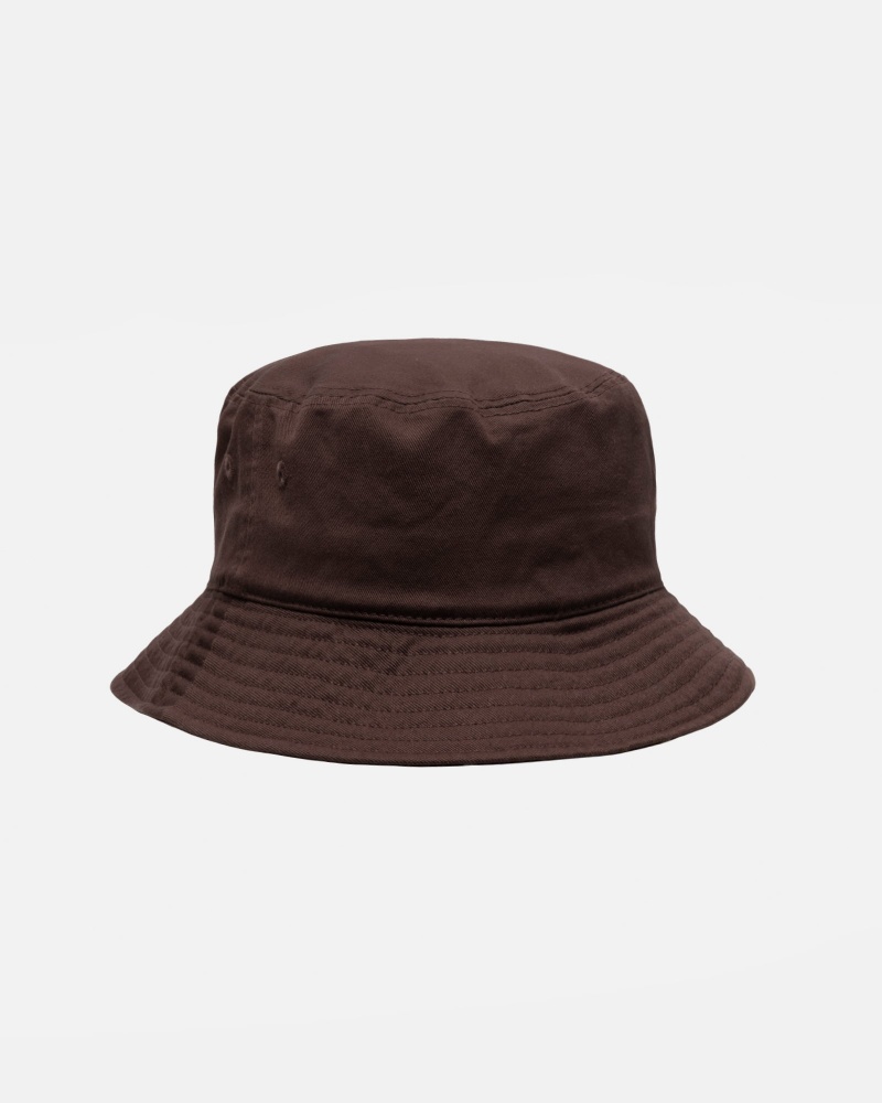 Cappelli Stussy Bucket Big Stock Cioccolato | 96021-ZNGY