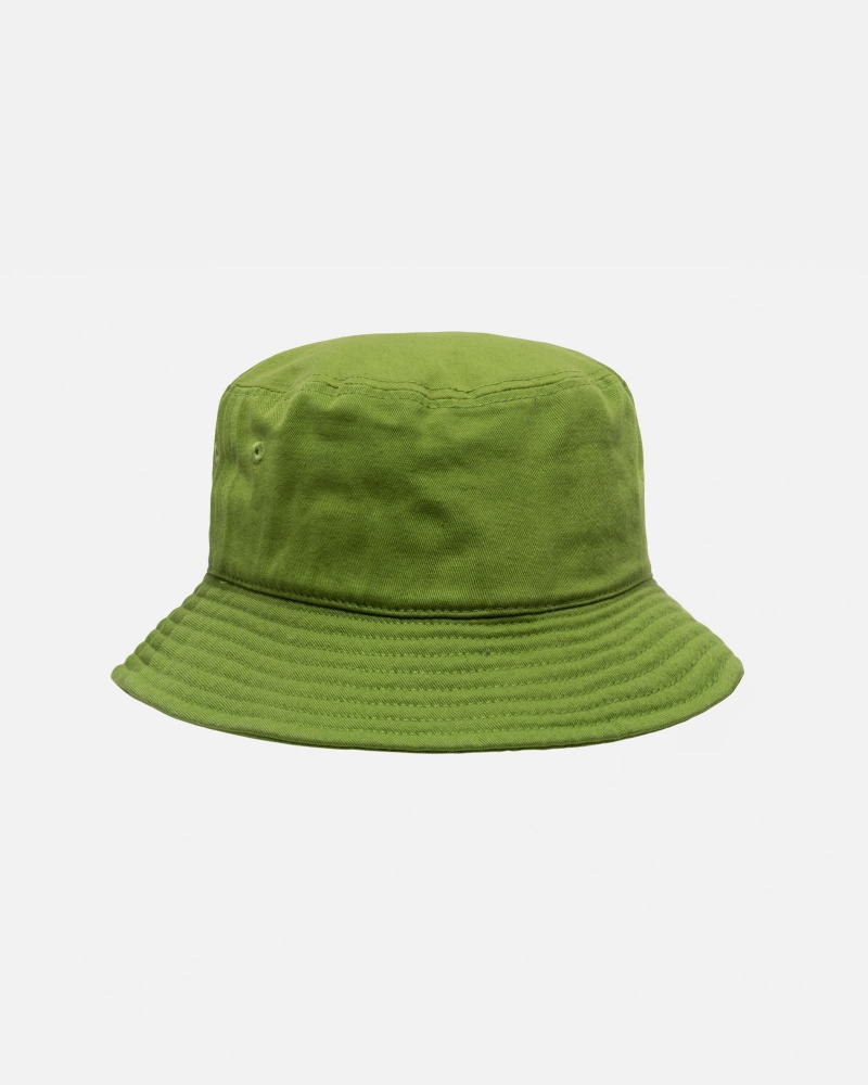 Cappelli Stussy Bucket Big Stock Verdi | 23976-SKZH