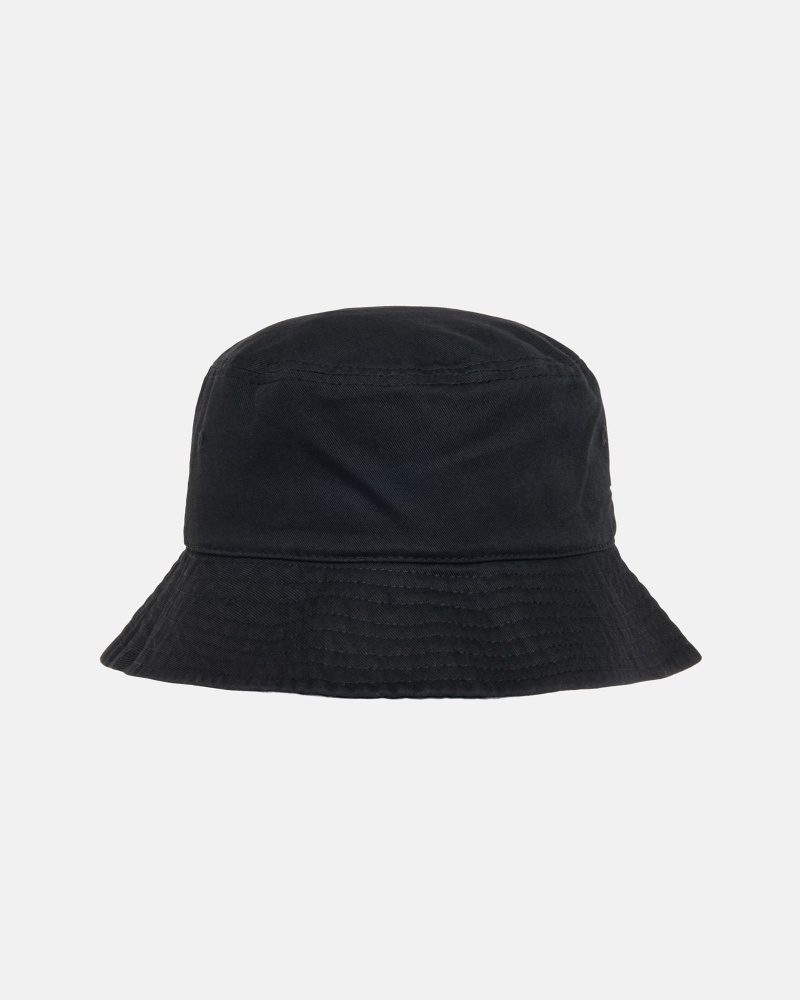 Cappelli Stussy Bucket Stock Nere | 01872-OCBX