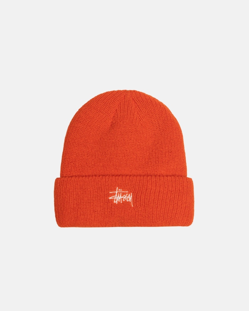 Cappelli Stussy Cuff Beanie Basic Arancioni | 48916-SVIE