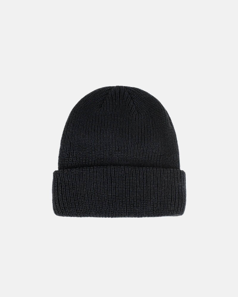 Cappelli Stussy Cuff Beanie Basic Nere | 86152-DUWB