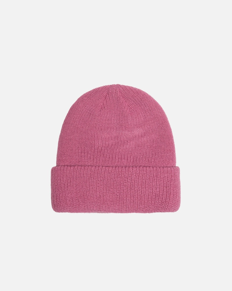 Cappelli Stussy Cuff Beanie Basic Rosa | 96847-VKFX