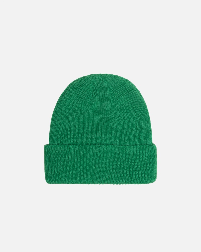 Cappelli Stussy Cuff Beanie Basic Verdi | 28754-RXKA