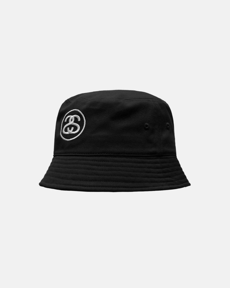 Cappelli Stussy Deep Bucket Ss Link Nere | 60538-YXNQ