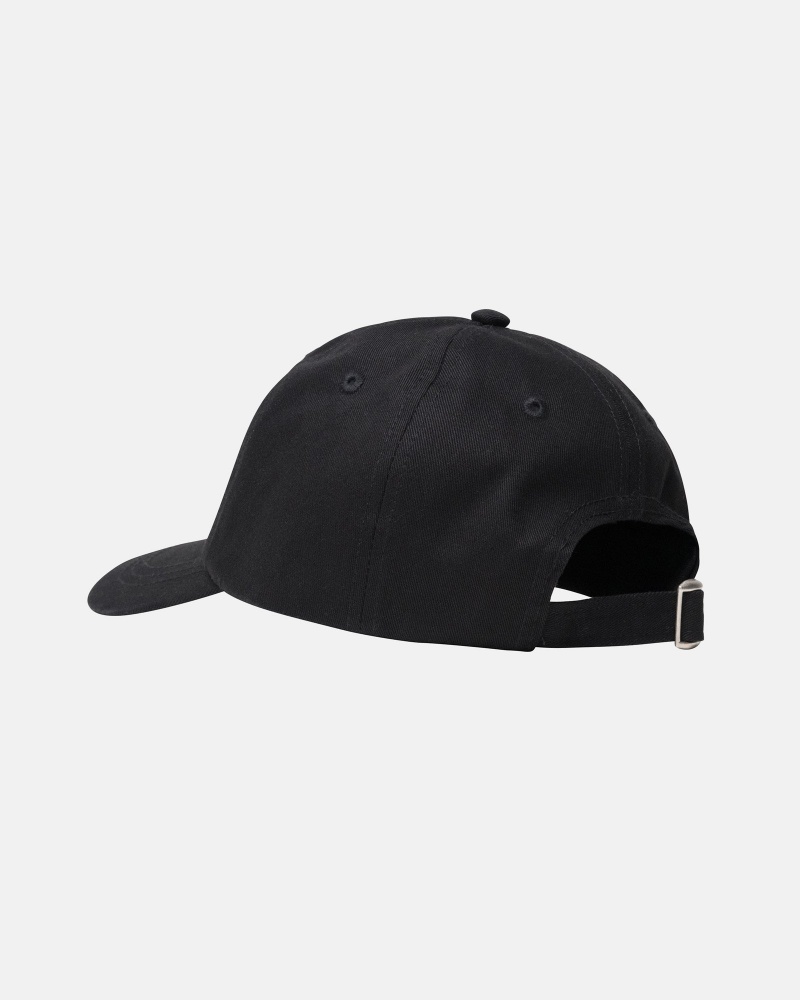 Cappelli Stussy Low Pro Basic Stock Strapback Nere | 35916-EKUR