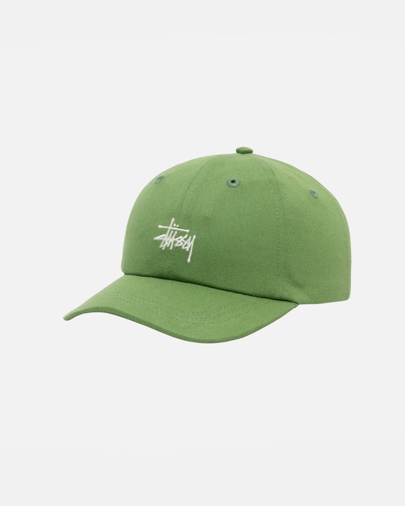 Cappelli Stussy Low Pro Basic Stock Strapback Verdi | 23105-JZAM