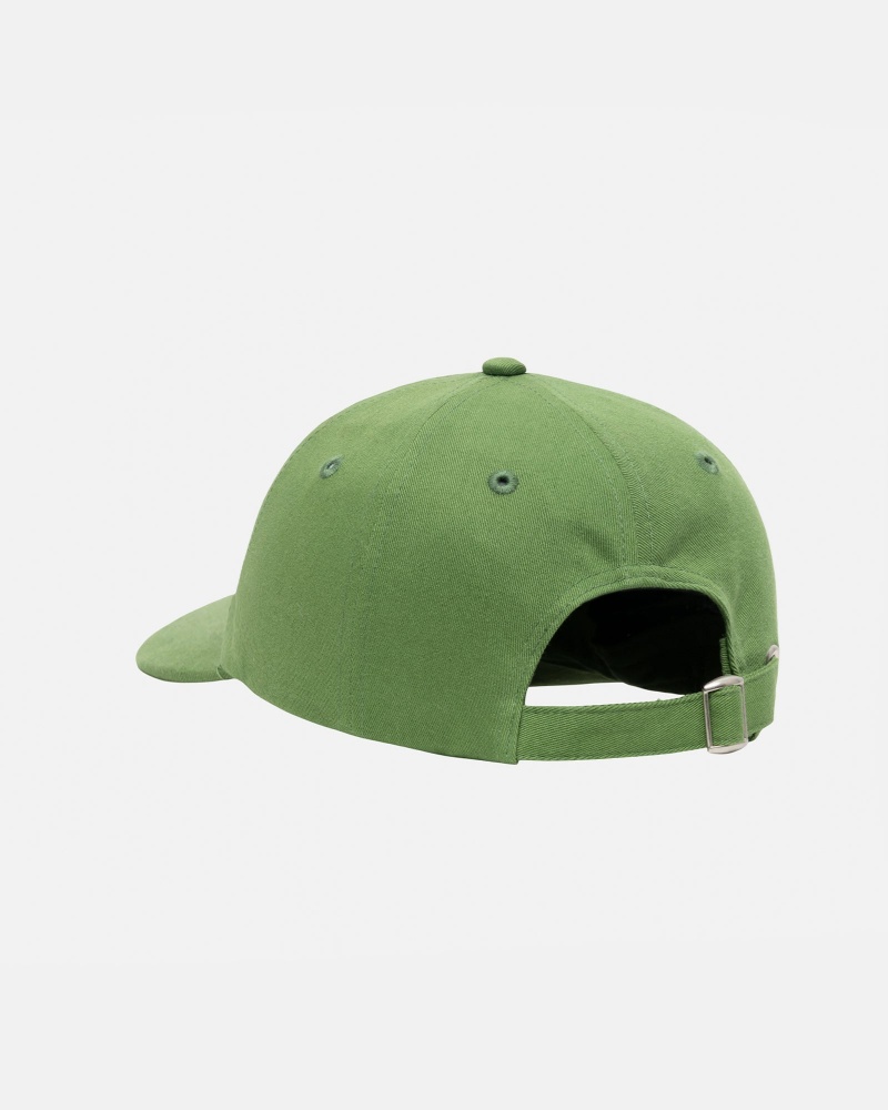 Cappelli Stussy Low Pro Basic Stock Strapback Verdi | 23105-JZAM