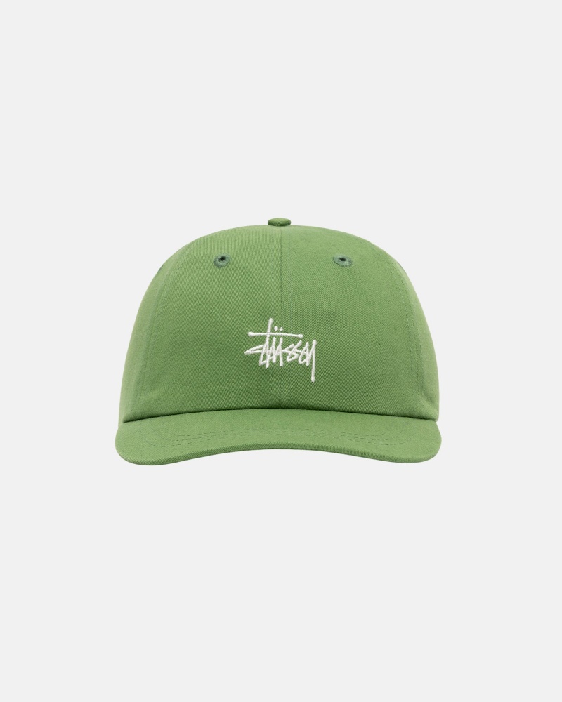 Cappelli Stussy Low Pro Basic Stock Strapback Verdi | 23105-JZAM