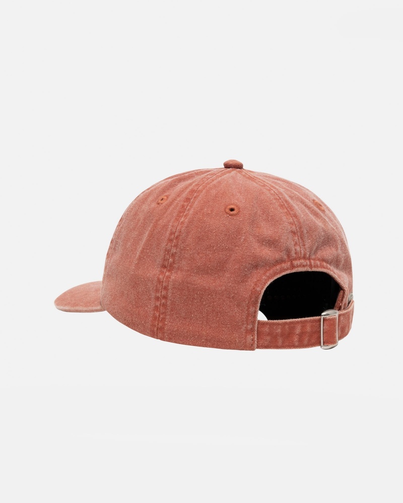 Cappelli Stussy Low Pro Basic Washed Strapback Marroni | 12435-QFAH