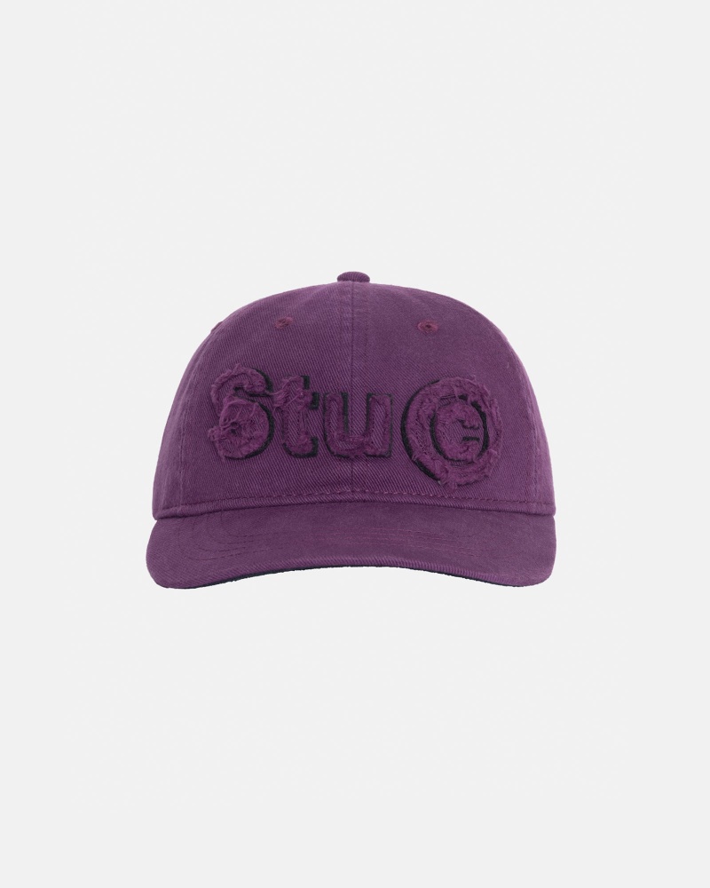 Cappelli Stussy Low Pro Copyright Applique Strapback Viola | 94385-IGCR