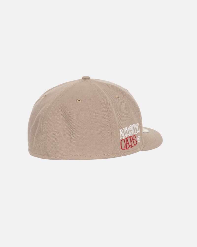 Cappelli Stussy New Era 59fifty Authentic Khaki | 70426-OMKS