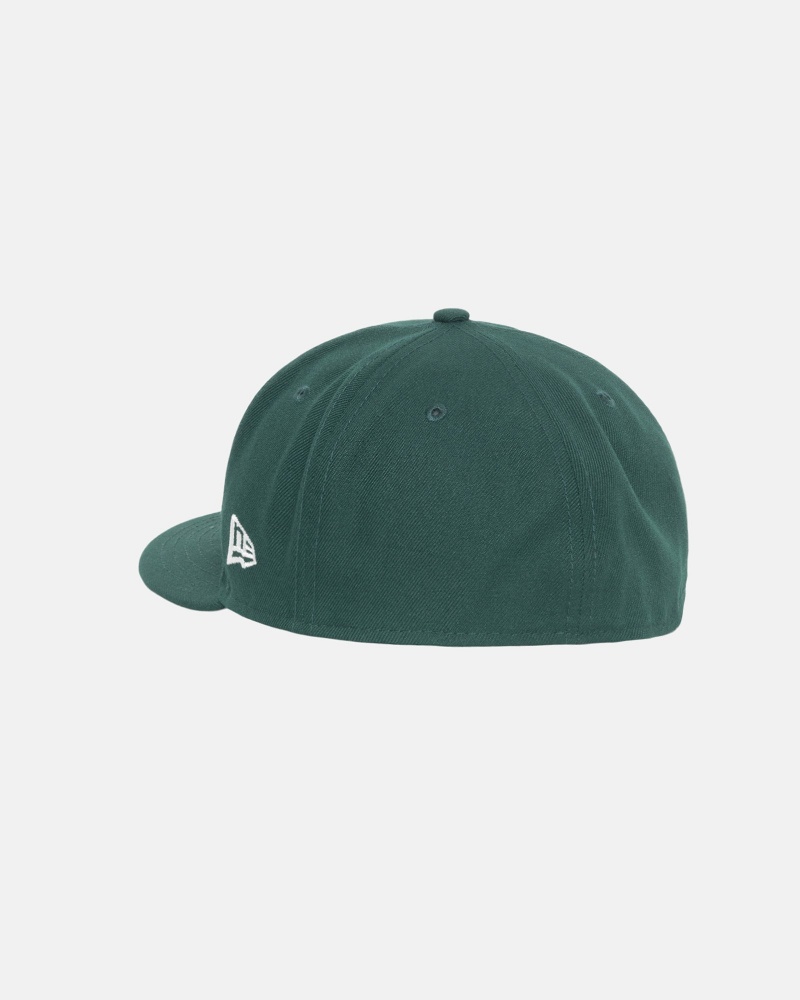 Cappelli Stussy New Era 59fifty Authentic Verdi | 29376-KYRZ