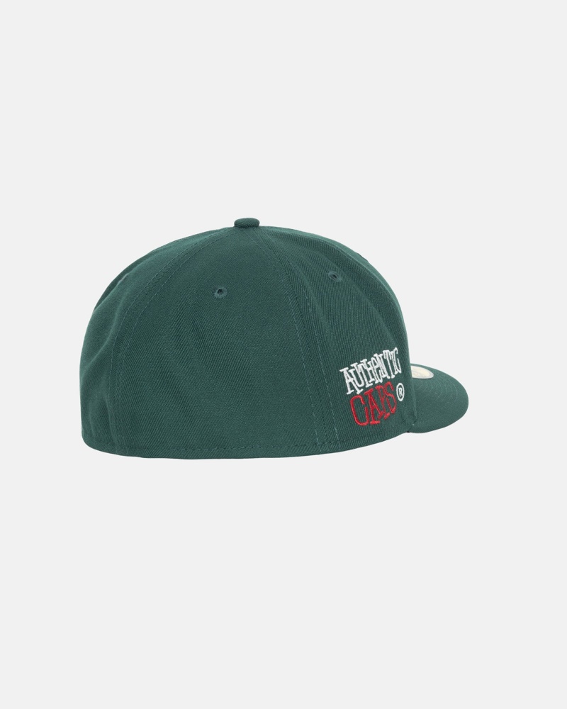 Cappelli Stussy New Era 59fifty Authentic Verdi | 29376-KYRZ