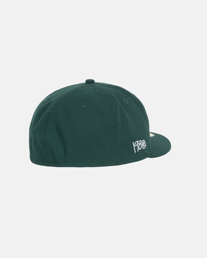 Cappelli Stussy New Era 59fifty Curly S Verdi | 83157-PEDR