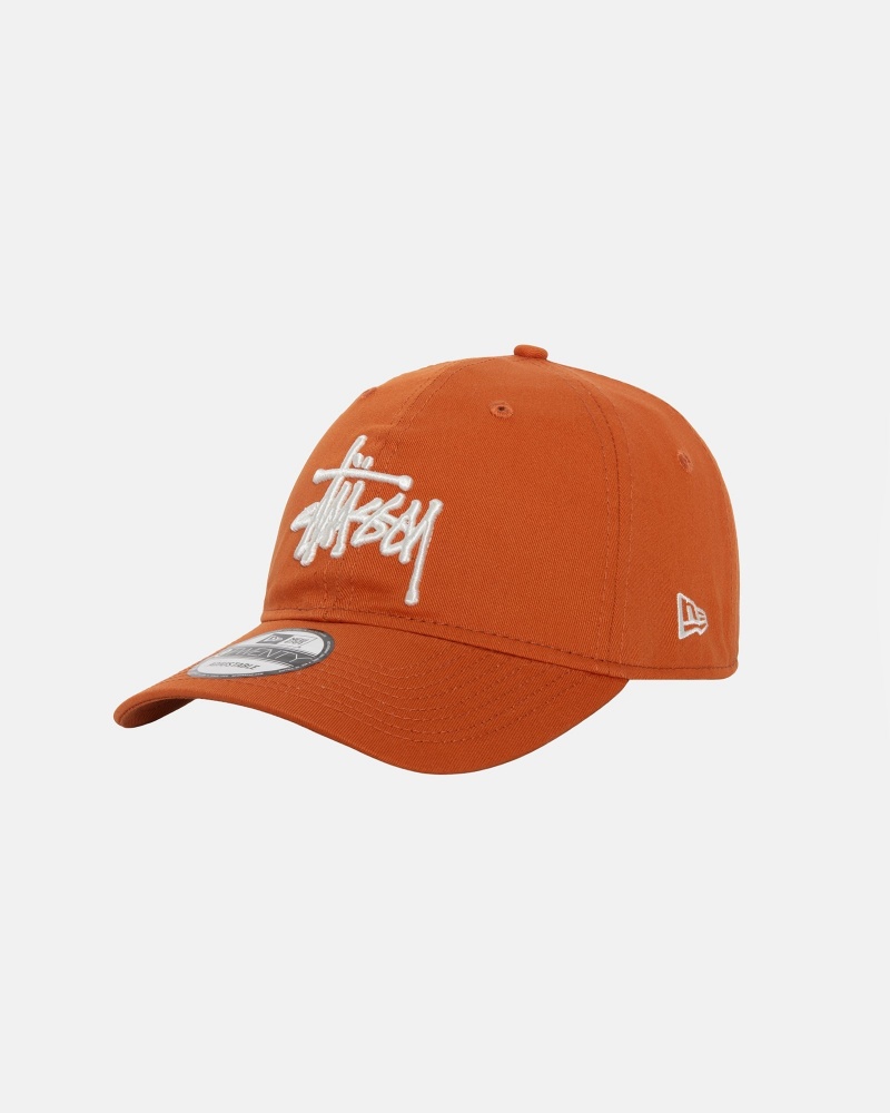 Cappelli Stussy New Era 9twenty Basic Strapback Arancioni | 91682-BSDL