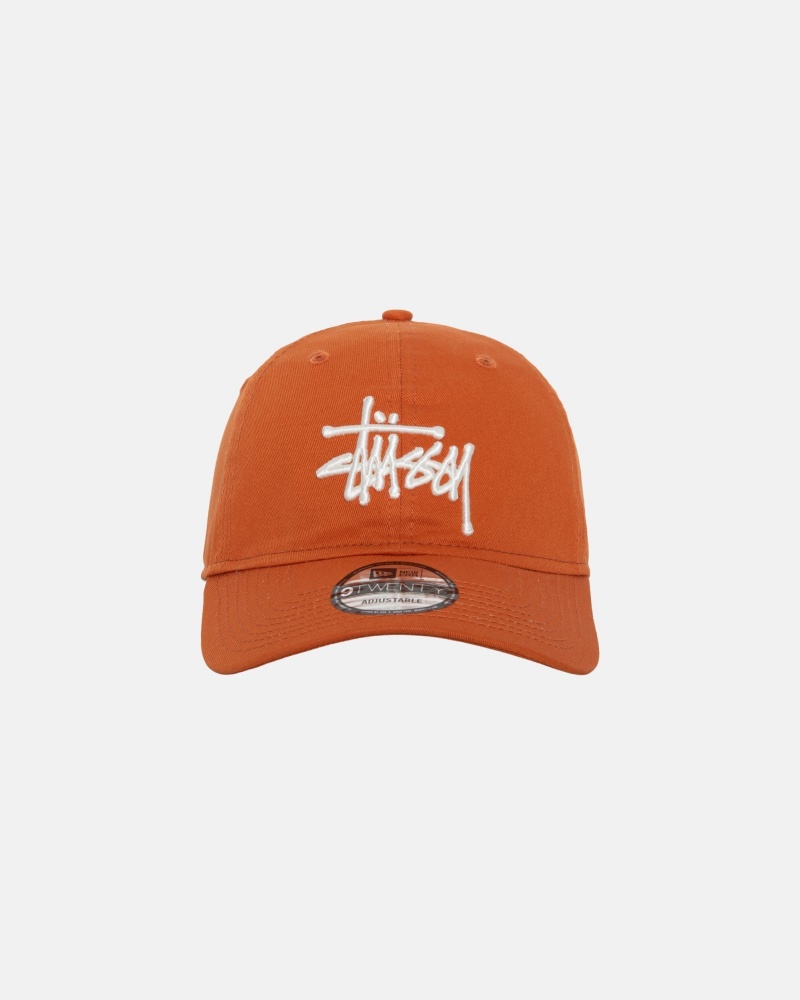 Cappelli Stussy New Era 9twenty Basic Strapback Arancioni | 91682-BSDL