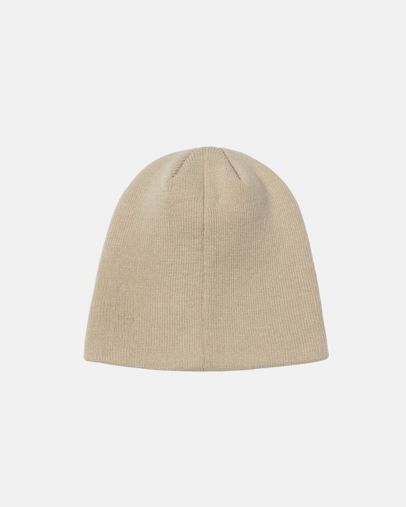 Cappelli Stussy Skullcap Basic Crema | 01769-JLMQ