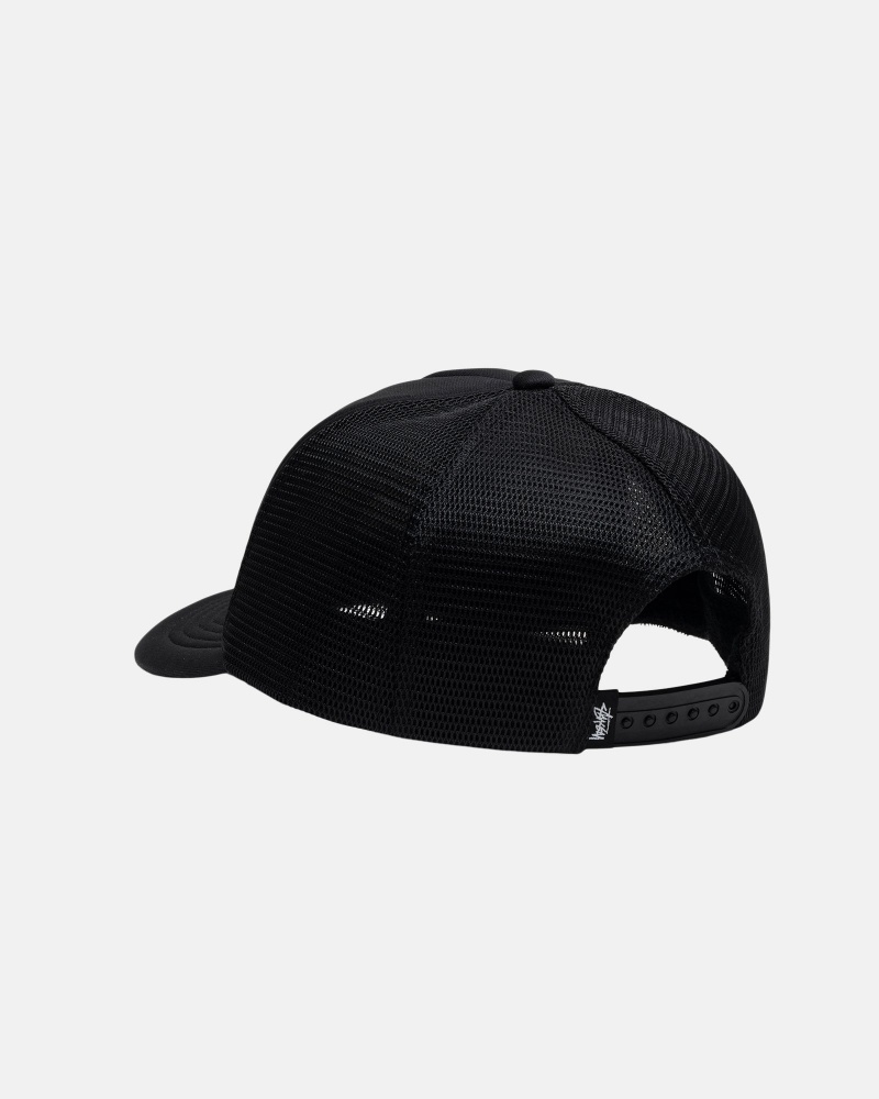 Cappelli Stussy Trucker 8 Ball Snapback Nere | 74308-AXHQ