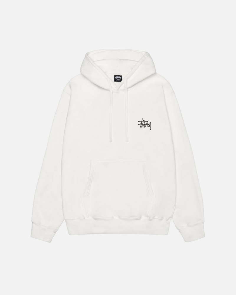 Felpa con Cappuccio Stussy Basic Pigment Dyed Beige | 65794-NPJS