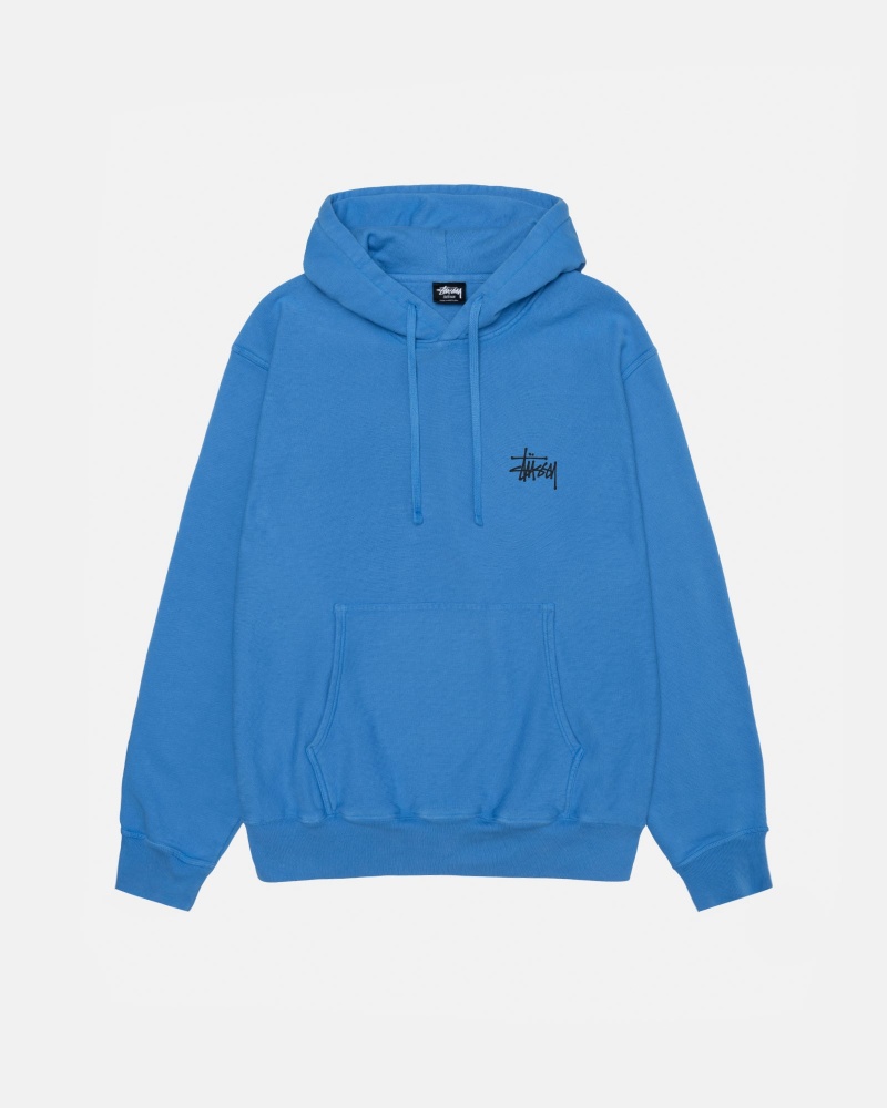 Felpa con Cappuccio Stussy Built Tough Blu | 92705-LACH