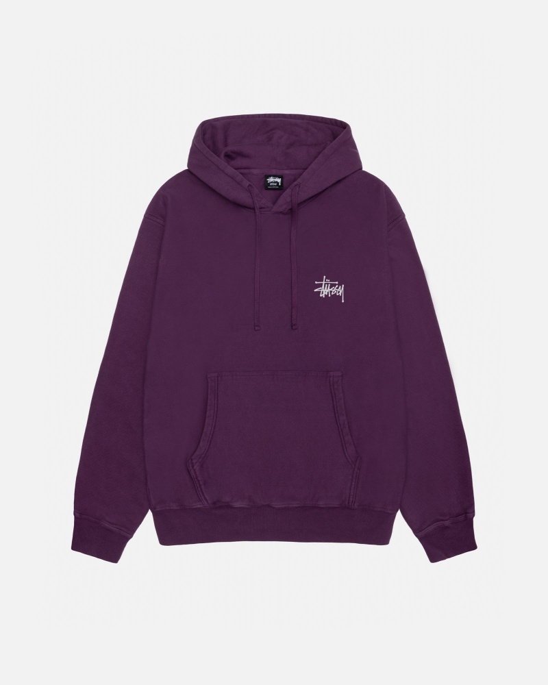 Felpa con Cappuccio Stussy Built Tough Viola | 80213-ESUT