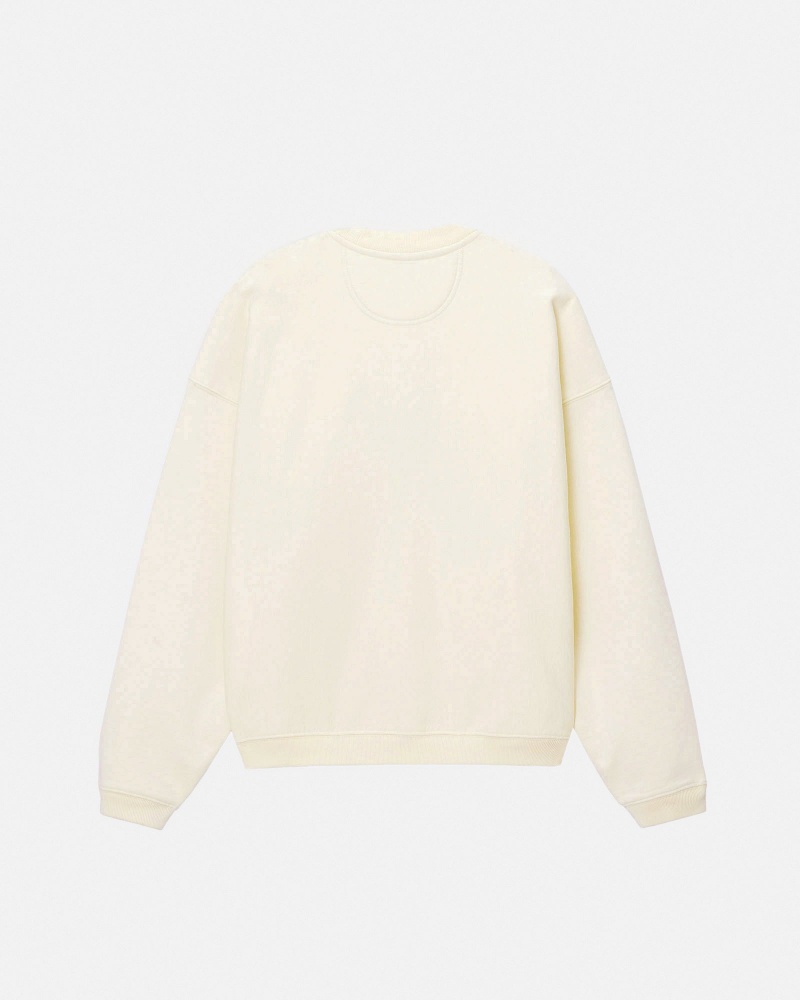 Felpe Stussy Sportive Relaxed Oversized Crew Bianche | 81430-VECH