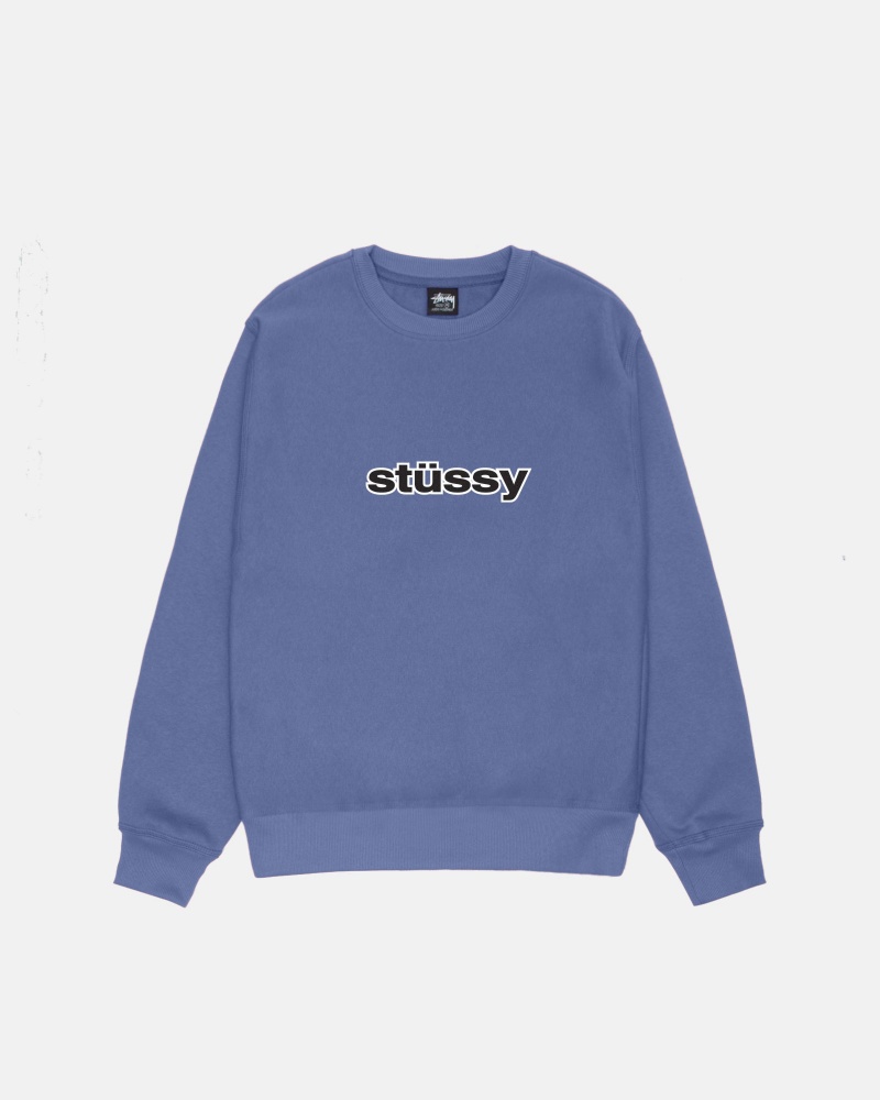 Felpe Stussy Ss-Link Crew Blu | 03257-XUWF