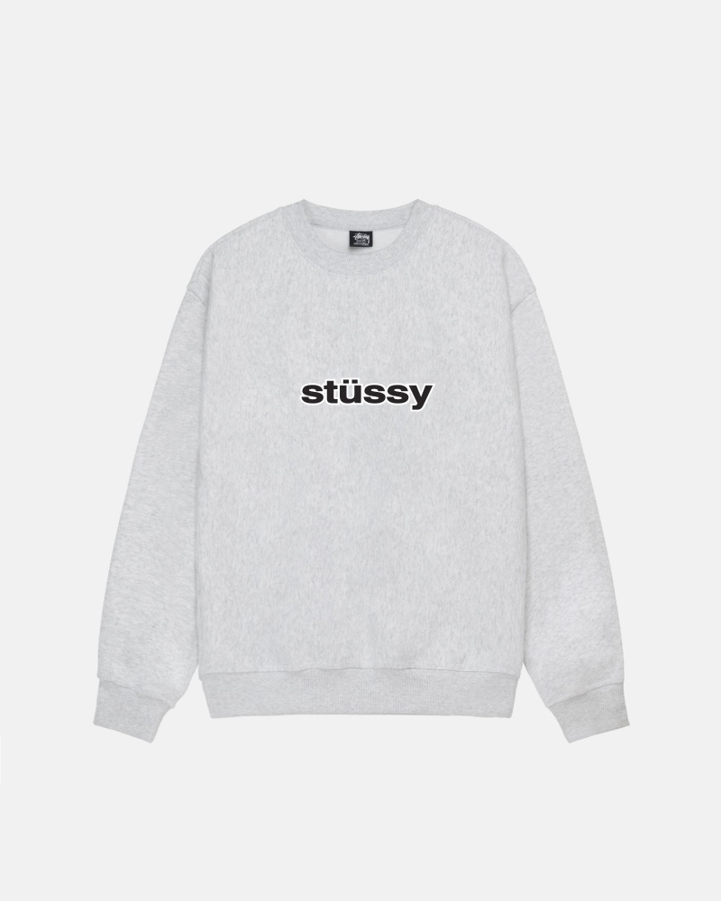 Felpe Stussy Ss-Link Crew Grigie | 62748-XMGC